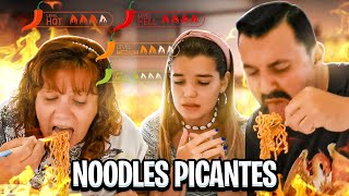 DESAFIO NOODLES PICANTES I ESCALA DE SCOVILLE  Quem aguentou 🌶️🌶️🔥🔥😂😂 [upl. by Esoranna]