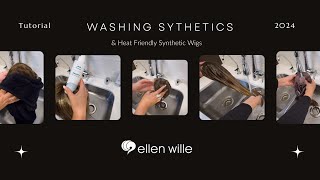 How To Wash Synthetic  HeatFriendly Synthetic Fiber Wigs [upl. by Darcie790]