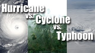 Hurricane vs Cyclone vs Typhoon [upl. by Ciryl]