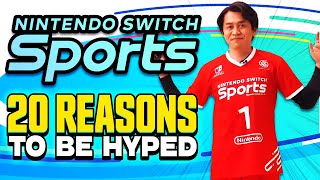 20 Reasons to Be Hyped For Nintendo Switch Sports  New Modes Motion Controls amp MORE [upl. by Kermie]