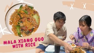 Let’s eat Spicy amp Flavorful Mala Xiang Guo with us 🌶️🔥 mukbang malaxiangguo foodblogger [upl. by Teeniv]