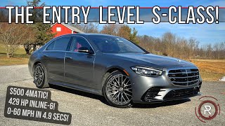 The 2022 MercedesBenz S 500 4Matic Is An Opulent Electrified Luxury Flagship [upl. by Dnumyar]