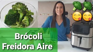 Brócoli Freidora Aire  Comida Saludable en la Freidora de Aire [upl. by Ybrek]