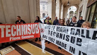 Vertenza Technisub Urso “Il Governo valuta un intervento per salvare la storica azienda genovese” [upl. by Medarda]