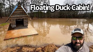 I Built A Floating Duck House On The Pond [upl. by Alyaj861]