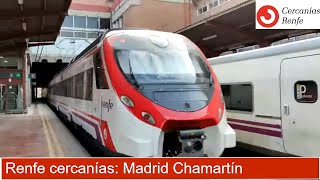 Madrid Chamartín  Estación de Renfe Cercanías Madrid 4K [upl. by Atteuqahc]