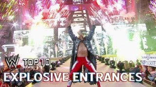 Explosive Entrances  WWE Top 10  July 4th Edition [upl. by Pagas297]