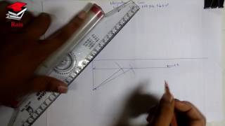 hindi projection of straight line with traces solving problem part 5 [upl. by Leonor598]