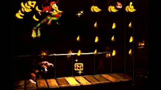 Donkey Kong Country Walkthrough  Part 7 Winkys Walkway [upl. by Hildy12]