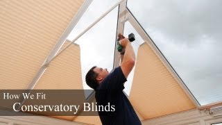 Conservatory Blinds Installation  How We Fit Conservatory Blinds [upl. by Aisercal423]