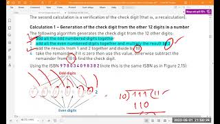 2210 Computer Science Revision Chapter 2 Check Digit ISBN 13 [upl. by Mersey]