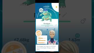 Evolving Shiny Croconaw In Pokemon Go [upl. by Atinob]