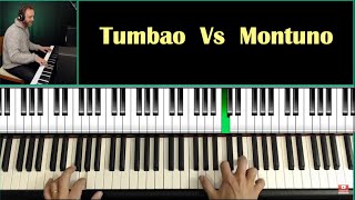 Tumbao Vs Montuno  Latin Piano Lesson  How To Play 2 Roles With Both Hands [upl. by Nodyl95]