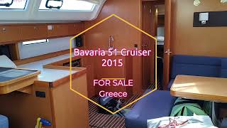 BAVARIA51 CRUISER 2016  FOR SALE  Greece   Free Sail Group [upl. by Leinaj722]