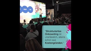 Strukturiertes MitarbeiterOnboarding  Haufe auf der TALENTpro 2019 [upl. by Bancroft]