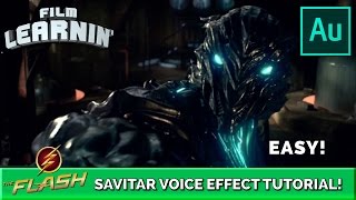 Savitar Voice Effect Adobe Audition Tutorial  Film Learnin [upl. by Anai53]