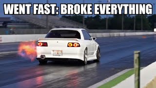 My R32 Sedans First Drag Runs in 4 Years [upl. by Nyladnohr]