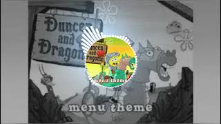 Flash Game Spongebob Squarepants Dunces and Dragons ost  Menu Theme [upl. by Fairbanks553]