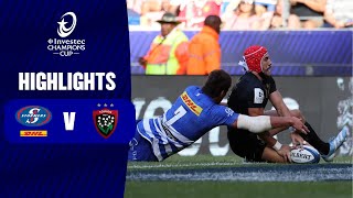 Extended Highlights  DHL Stormers v RC Toulon Round 1  Investec Champions Cup 202425 [upl. by Annaira]