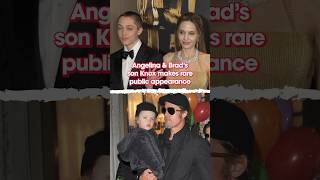 Angelina Jolie and Brad Pitt’s son Knox makes rare public appearance at Governor Awards [upl. by Ennagroeg132]