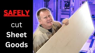 TIPS amp TRICKS to SAFELY cut Sheet Goods using a TABLE SAW and a TRACK SAW [upl. by Seiter]