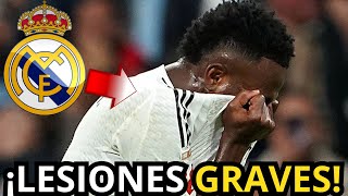 🚨¡BOMBA URGENTE VINICIUS LESIONADO  FUERA DE TEMPORADA NOTICIAS DEL REAL MADRID HOY [upl. by Lon]