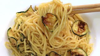 Zucchini Pasta Fried Zucchini Pasta Recipe in Hindi Spaghetti alla Neran Fried Zucchini Spaghetti [upl. by Aihtnic273]