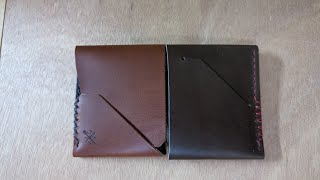 New Open Sea Leather Topsider Bifold LT Both versions The almost perfect Cash Wallet [upl. by Anizor]