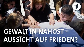 Gewalt in Nahost  Aussicht auf Frieden  Weltspiegel extra [upl. by Oznofla265]