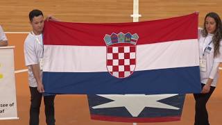 CROATIA X RUSSIA  MENS WORLD DEAF HANDBALL CHAMPIONSHIPS 2018 [upl. by Malynda]