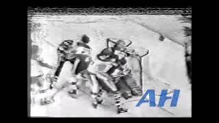 NHL Jan 9 1978 Nick FotiuNYR v Russ AndersonPIT HL New York Rangers Pittsburgh Penguins [upl. by Rettig]