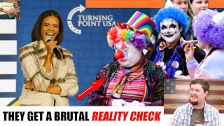 Candace Owens PUMMELS army of woke clowns who try to takeover her event [upl. by Aerol]