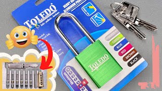 1550 Better Than Expected Toledo 40mm Alum Padlock [upl. by Keldon814]