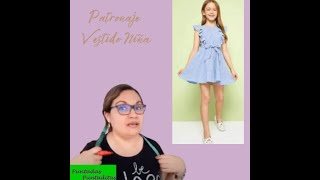 Patronaje Vestido para Niñas con Volados 0120 [upl. by Cuthbertson]