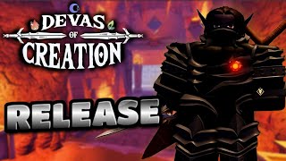 DEVAS OF CREATION RELEASE Best MMORPG on ROBLOX [upl. by Jegar28]