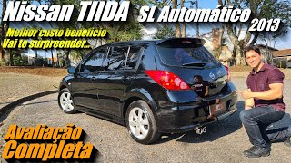 Avaliação Nissan TIIDA SL Automático 2013  Injustiçado e excelente custo benefício com Ótimo preço [upl. by Adnat]