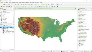 Create Topographic Map with Hillshade Using QGIS [upl. by Ronnie]