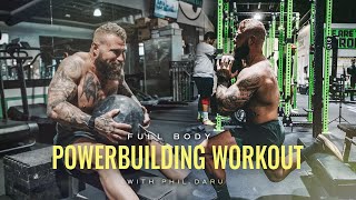 Full Body Powerbuilding Workout  Posterior Chain Training [upl. by Sidoma]