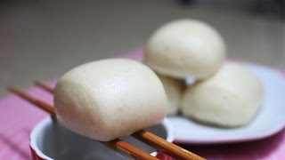 Steamed MantouChinese Buns Recipe [upl. by Esinal]