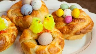 Beautiful Brioche Nests for Easter [upl. by Odraude]