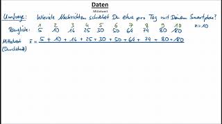 Daten Mittelwert [upl. by Ahseniuq807]