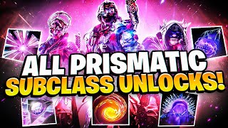 All Prismatic Fragment Unlocks MADE EASY Fragments Abilities Aspects  Destiny 2 The Final Shape [upl. by Esma]