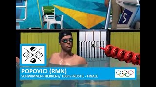 🏅 SCHWIMMEN  100m Freistil  Finale Herren  OLYMPIA 2024 [upl. by Ylecic]