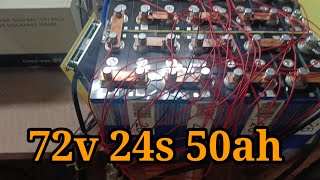 24v 100ah amp 72v 50ah prismatic cell battery how to make lithium battery at home [upl. by O'Toole]