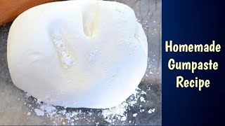 Gum Paste Recipe in Urdu  Baking with Amna [upl. by Dianna265]