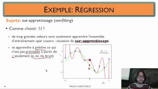 Apprentissage automatique 15  Concepts fondamentaux  surapprentissage  sousapprentissage [upl. by Byrd718]