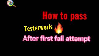 How to pass Testerwork Gat Quiz after first fail attempt [upl. by Aseela]