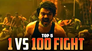 Top 5 Best ONE vs 100 Fights தமிழ் [upl. by Dagall]