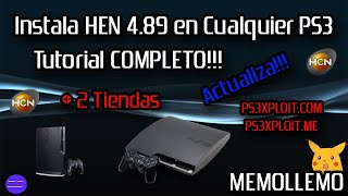 HEN PS3 489  2 Tiendas  TUTORIAL DEFINITIVO [upl. by Eladroc629]