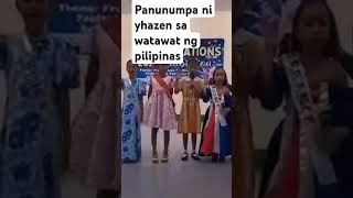 Panunumpa Ni yhazen Sa watawat Ng pilipinas [upl. by Anivle4]